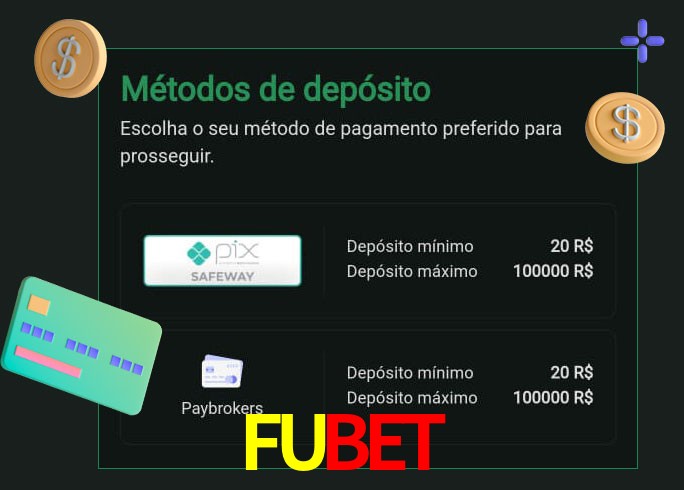 O cassino FUBETbet oferece uma grande variedade de métodos de pagamento
