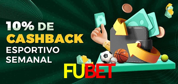 10% de bônus de cashback na FUBET