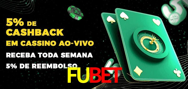 Promoções do cassino ao Vivo FUBET